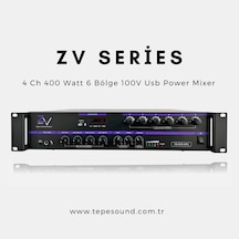 Ts-400 6Zv 400Watt 6 Bölgeli Amplifier
