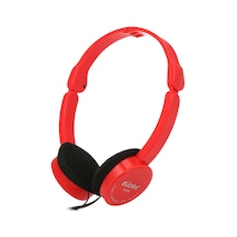 Geeroyoo Kubıte T-111 Katlanabilir 3.5mm Kulaklık, Yüksek Ses Kalitesi Ve Taşınabilir Tasarım, Kırmızı