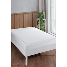 Bebesi Pamuk Fitted Alez 200x200+30 Cm Sıvı Geçirmez Lastikli Battal Boy Xl Beyaz