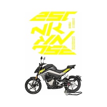 CF Moto 250 NK Etiket Takımı Neon