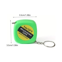 Çelik Anahtarlık Şerit Metre 1 Metre 35mmx35mm 1 M Diğer