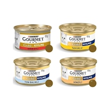 Gold Karışık Kedi Konserve Maması 85g X 12adet Ekonomik Paket