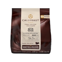 Callebaut Bitter Kuvertür Çikolata 400g - %54.5 Kakao Pastacılık Çikolatası 6'li Avantaj Paketi Mıch