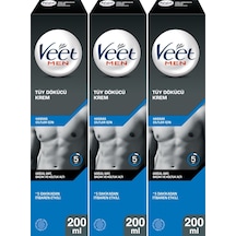 Veet Men Hassas Ciltler Tüy Dökücü Krem 3 x 200 ML