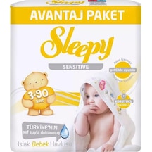 Sleepy Islak Havlu 3X90'Lı Sensıtıve Kapaklı