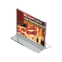 Masaüstü T Tipi Yatay Pleksi Föylük Broşürlük Fiyatlık