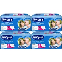 Canped Belbantlı Tekstil Yüzey Small Hasta Bezi 120 Adet S