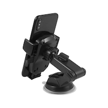 Muduan Evrensel 360 Derece Dönebilen Araba Oto Cep Telefonu Tutucu Montaj Standı Beşiği Siyah Yok Havalandırma Fnznı7