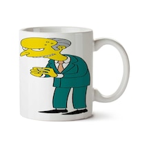 Mr. Burns Post Ned Flanders Maggots İki Tarafı Baskılı Kupa Bardak Çok Renkli