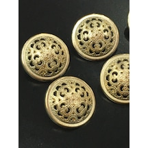 Trençkot Ve Ceket Düğmesi Takımı 6 Lı Set Gold 52771510121288