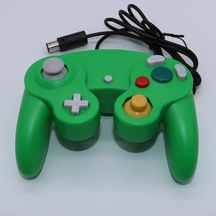 Yeşil Gamecube Denetleyicisi Gc Kablolu El Joystick Uyumlu Wıı Konsolları Ngc Gc Controle Wıı Konsolları Aksesuarları