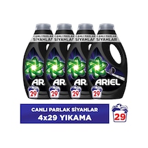 Ariel Canlı Parlak Siyahlar Sıvı Çamaşır Deterjanı 116 Yıkama 29 x 4