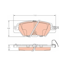 Fren Balatasi Arka Mazda Cx-5 Kf 2.0 Awd / Ke, Gh Keefw 2011-2017 Trw Gdb2163