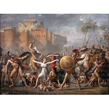 Sabine Li Kadınlar Jacques Louis David Poster Duvar Kağıdı Renkli