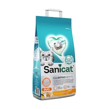 Sanicat Duo Clumping White Vanilya ve Mandalinalı Bentonit Kedi Kumu 10 L