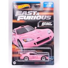 Hot Wheels Fast & Furious Suki Honda S2000 Pembe Hnr88 2/10 Metal Model Araba