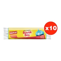 Koroplast Güçlü Büyük Boy 10Lu Çöp Torbası X 10 Paket (65*80 Cm)