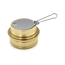 Gri Bakır Alaşım Taşınabilir Mini Ultra Hafif Ruh Burner Gri Gri