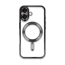 Apple iPhone Uyumlu  16 Plus Uyumlu Kılıf Kross Magneticsafe Kapak - Siyah