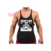 Tarzsokak Gym Tank Top Fitness Sporcu Atleti Gym63 Siyah