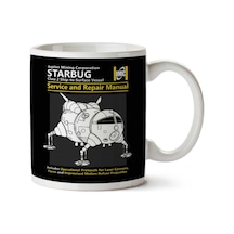 Kırmızı Cüce Starbug Servis Ve Onarım Kılavuzu İki Tarafı Baskılı Kupa Bardak