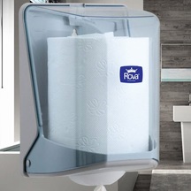 Rova Maxi İçten Çekme Kağıt Havlu Dispenseri Şeffaf