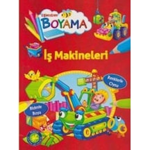 Eğlendiren Boyama - İş Makineleri- Parıltı Yayınları