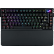 Asus Rog Azoth Extreme NX SNOW/PBT/UK İngilizce RGB Kablosuz Mekanik Oyuncu Klavyesi
