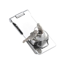 90 Dik Açı Kilit - Güvenlik Kilidi - Kapı Menteşesi - Anahtarlı Kapı Kilidi - Tokalı Bağlantı Elemanı - Kilitlenebilir Menteşeler