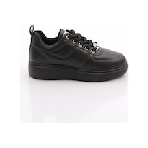 Dgn B1009 Kadin Aksesuarli Sneakers Ayakkabi Siyah