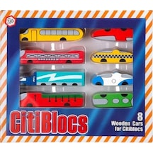Calimera Toys Ahşap Mini Arabalar 8'li