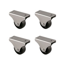 Furç Sabit Teker - 32mm - Siyah Hks228 - 4 Adet Abanoz