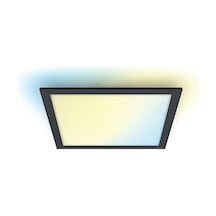 Siyah Akıllı Sıva Üstü Rgb Kare Panel Tavan Armatürü 36w
