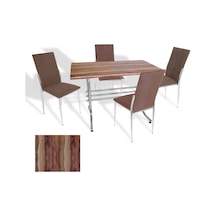 Japon - Gözde Masa Takımı - 70x120 Werzalit, Wermodin Ve Allzalit Tabla - Indiana Wood - Taytüyü Kahve Çok Renkli Japon - Gözde Masa Takımı - 70x120 Werzalit, Wermodin Ve Allzalit Tabla - Indiana Wood - Taytüyü Kahve Çok Renkli