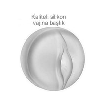 Erofoni Yeni Nesil Suni Vajina Girişli Kaliteli Yedek Başlık Realistik Penis Pompası Başlığı