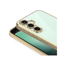Ariatech Galaxy A16 Uyumlu Kılıf Kamera Korumalı Logo Gösteren Omega Kapak-mavi Mavi