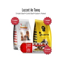 Barftr Keşfetme Paketi 1 Adet Mix Barf + 1 Adet Gold Barf + 1 Adet 3 Katlı Barf-80