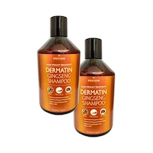 Policlear Dermatin Shampoo Ginsengli Özel Bakım Şampuanı 500 Ml X 2 Adet + Jel