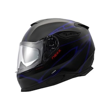 Nexx Y.100 B-Side Kapalı Kask Mat Siyah Mavi