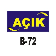 Iş Güvenliği Levhası - Uyarıcı Levha - Ikaz Levhası Açık Yazılı (262091754)