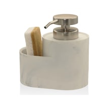 The Mia Marble Süngerli Sıvı Sabunluk 400 Ml Sbn0081 Beyaz