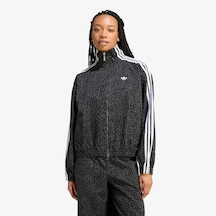 Adidas Firebird Denim Kadın Siyah Ceket Kd8809 Çok Renkli
