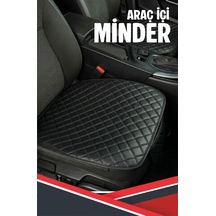 Subaru Forester Uyumlu 3 Parça Araç İçi - Oto Koltuk Minderi Siyah Deri Siyah Dikişli Subaru Forester Uyumlu 3 Parça Araç İçi - Oto Koltuk Minderi Siyah Deri Siyah Dikişli