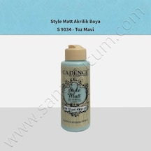 Cadence Style Matt Akrilik Boya 120 Ml. S9034 Toz Mavi