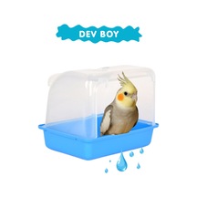 Dev Boy Sultan Papağanı Jako Papağanı Banyosu Kuş Banyoluk 20x25cm