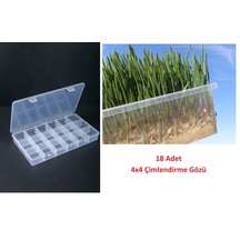 Tohum Çimlendirme Kutusu 18 Gözlü Mini   Sera