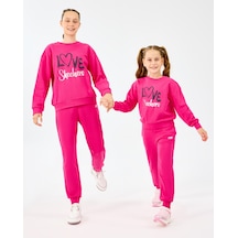 Skechers G Essentials Sweatpant Büyük Kız Çocuk Neonpink Eşofman Altı Sk2520006-3586 Fosforlu Pembe