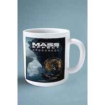 Mass Effect Oyun Baskılı Kupa Bardak Çift Taraflı Kişiye Özel Model 9 Çok Renkli