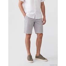 Lcwaıkıkı Classic Gri Regular Fit Gabardin Erkek Şort