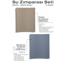 Starcke 2500 - 5000 Kum Su Zımparası Seti 23x28 Cm 2 Adet Çizik Giderme Ve Polisaj Kağıdı